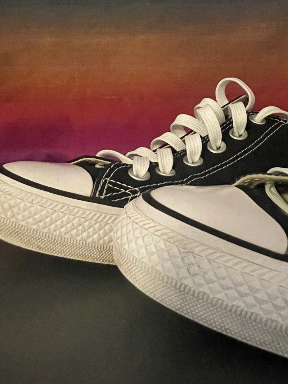 Converse Chuck Taylor All Star Black Low Top Canvas Sneakers Unisex M7 W9 - Picture 4 of 12